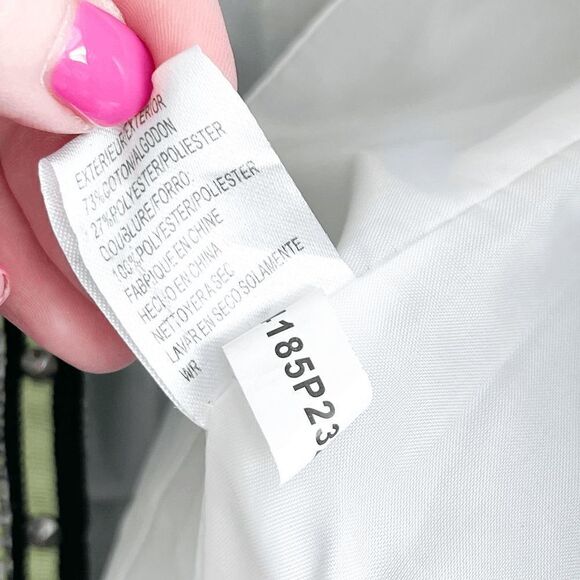 Tahari Womens Tweed Blazer Jacket Formal Long Sleeve Black Green White Petite 2 - Picture 4 of 7